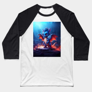 Dragona - Future Fire Dragon King Baseball T-Shirt